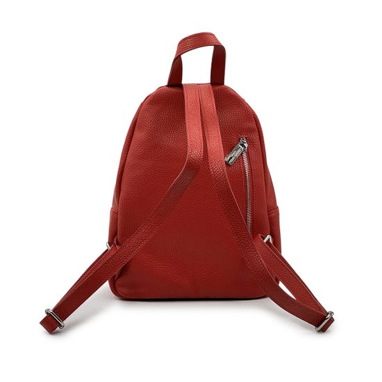 Сумка-рюкзак Renato Angi красная кожаная - фото 3, 3360401 RA ROSSO