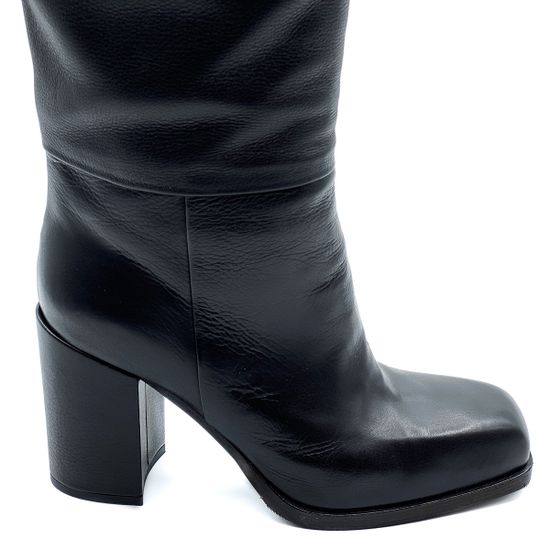 Сапоги Fru.it черные кожа демисезонные - фото 5, 