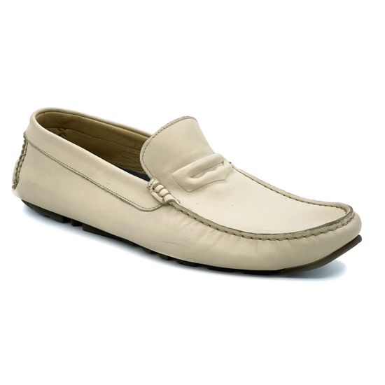 Мокасины Giampieronicola бежевые кожаные - фото 2, 