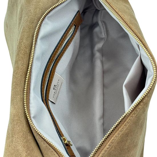 Сумка Loristella коричневая замша/текстиль - фото 7, 2735PI LS MORO