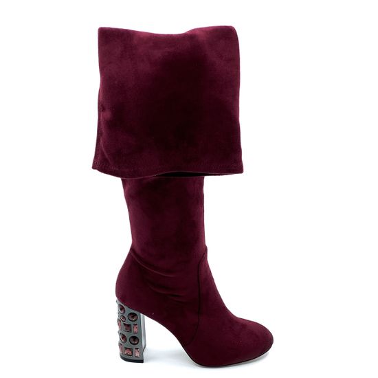 Ботфорты Gianni Renzi бордо - фото 1, RA0718B GR