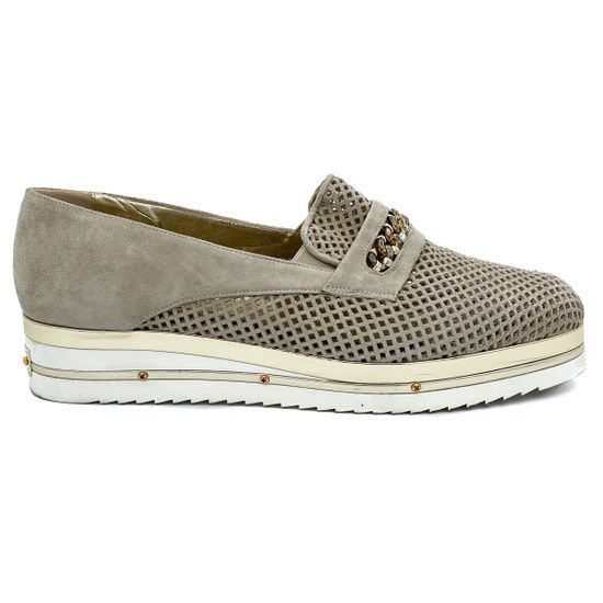 Слипоны Mara бежевые - фото 1, 15 7SHORT MR