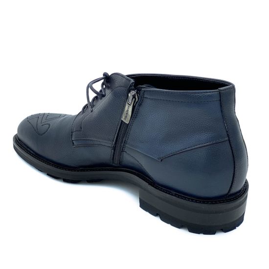 Ботинки Mario Bruni синие кожаные демисезонные - фото 3, 13907 MB