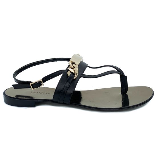 Босоножки Renzi кожаные черные - фото 1, 