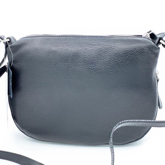 Сумка Di Gregorio черная кожаная - фото 3, 