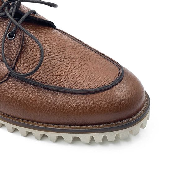 Туфли Mario Bruni коричневые кожаные демисезонные - фото 6, 64292 MB MORO