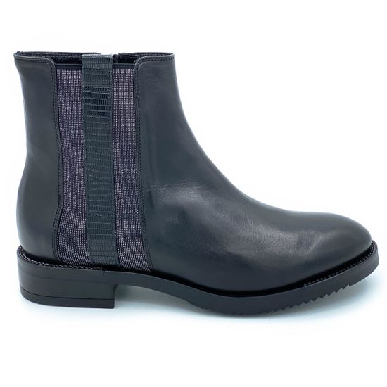 Ботинки Mot CLe черные кожаные демисезонные - фото 1, 