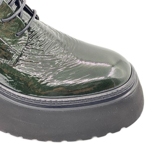 Ботинки Fru.it зеленые наплак Байка - фото 7, 