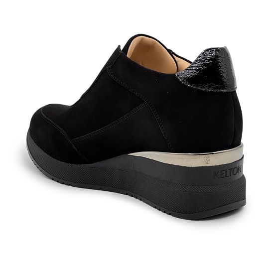 Полуботинки KELTON черные замша/лак демисезонные - фото 3, AJ4111 KEL DEMI