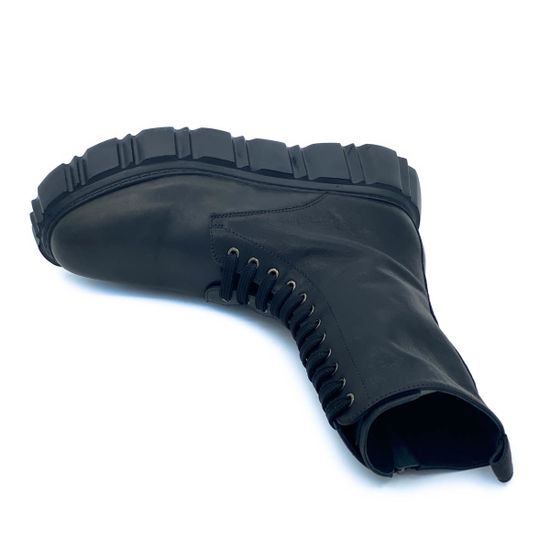 Ботинки 7AM черные кожаные демисезонные - фото 5, AM21928O 7AM