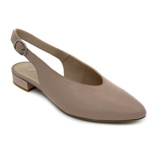 Туфли Cover бежевые кожаные - фото 2, 23509-18 COV