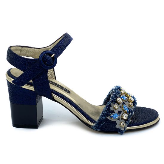 Босоножки Luca Verdi синие - фото 1, 