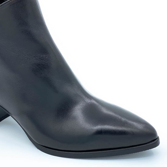 Ботильоны Mot CLe черные кожаные демисезонные - фото 6, 