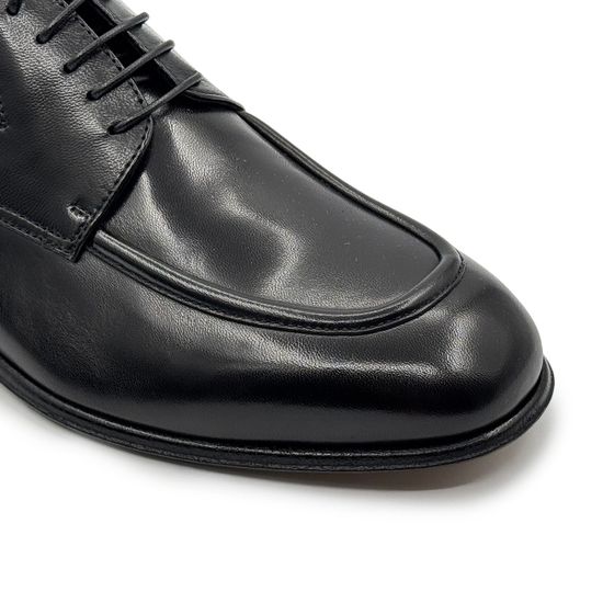 Туфли GIAMPIERONICOLA черные кожаные - фото 6, A43476 GPN