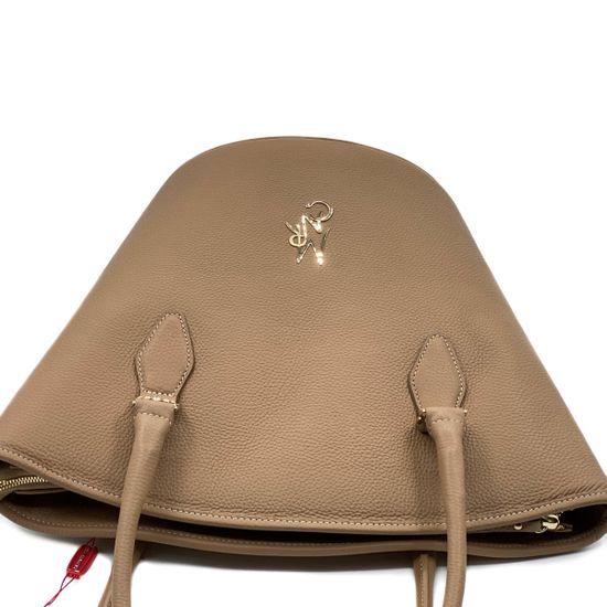 Сумка Marina Creazioni бежевая кожаная - фото 4, 