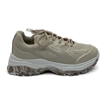 Кроссовки Nila Nila бежевые кожаные - фото 1, ET145-004 NIL BEIGE