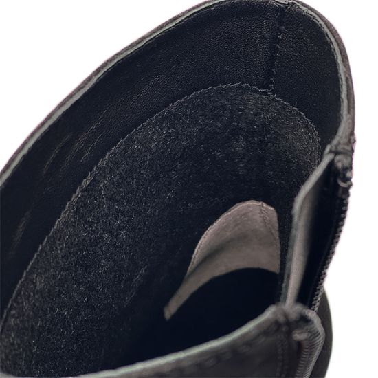 Ботильоны CVCOVER черные замша/лак на байке - фото 7, 329418-1 COV