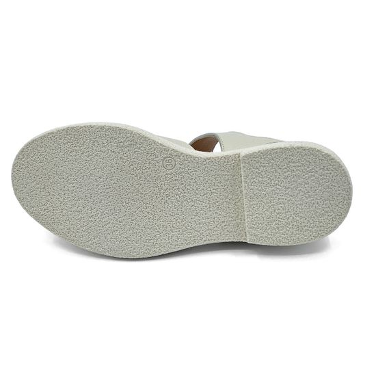 Сандалии MIMMU кожаные бежевые - фото 4, E303E15 MIM PANNA