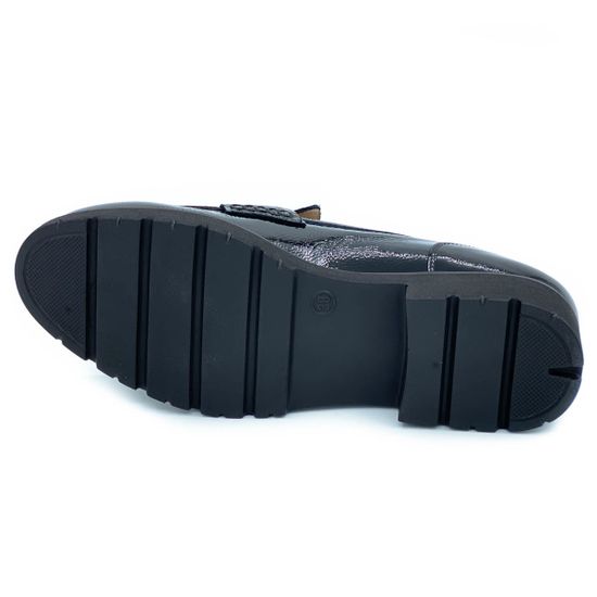 Лоферы Donna Soft черные наплак - фото 4, 