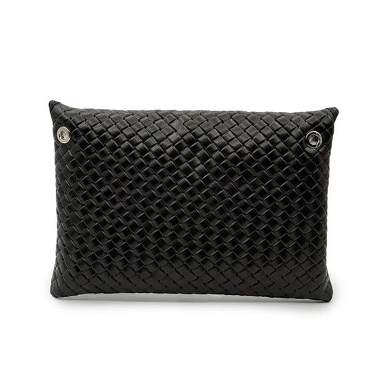 Клатч Renato Angi черный из плетеной кожи - фото 3, 3404517 RA NERO