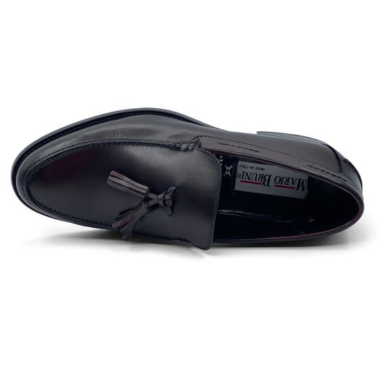 Лоферы с кисточкой Mario Bruni кожаные коричневые - фото 5, 62288 MB