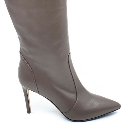 Сапоги Tiffi серые кожаные демисезонные - фото 2, N658/80DR TI STONE