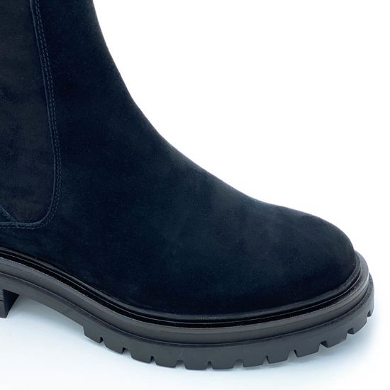 Ботинки Cover черные замшевые Байка - фото 5, 