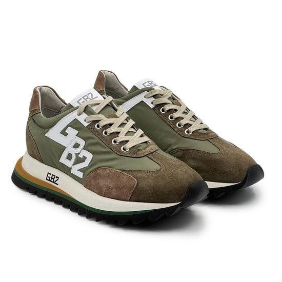 Кроссовки BUTTERI зеленые кожа/замша - фото 8, 48525-B BUT VERDE