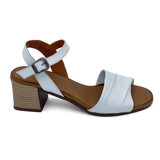 Босоножки CV COVER белые кожаные - фото 1, 268 463 COV BEYAZ DERI