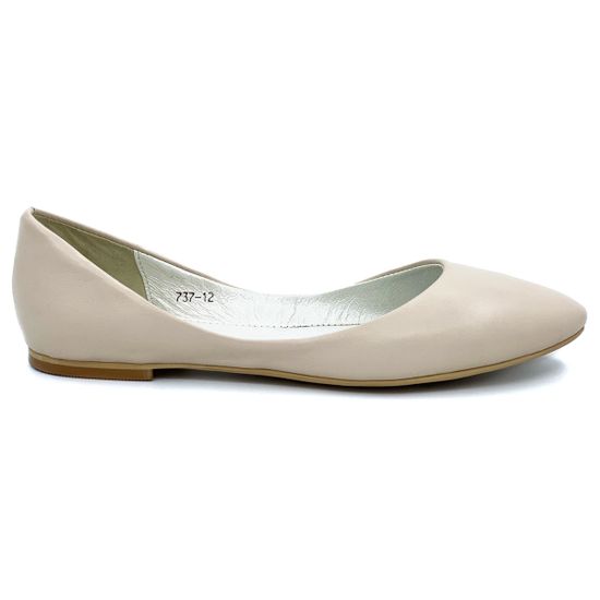 Балетки Cover светло-бежевые - фото 2, 