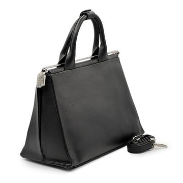 Саквояж Renato Angi черный кожаный - фото 2, 2600981 RA