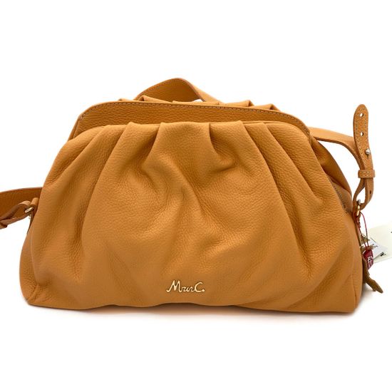 Сумка Marina Creazioni оранжевая кожаная - фото 1, B5430 MC ARRANCIA