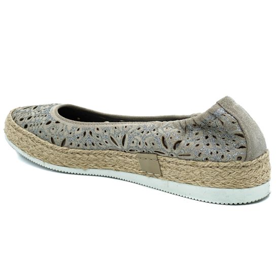 Эспадрильи Fru.it бежевые замшевые - фото 3, 