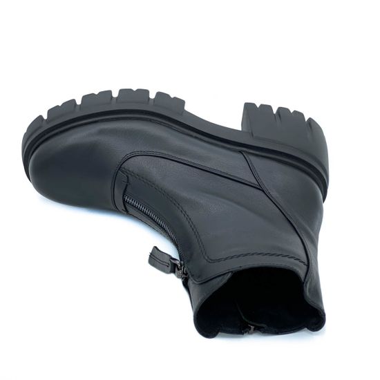 Ботинки CVCover черные кожаные на байке - фото 5, 46931-1 COV