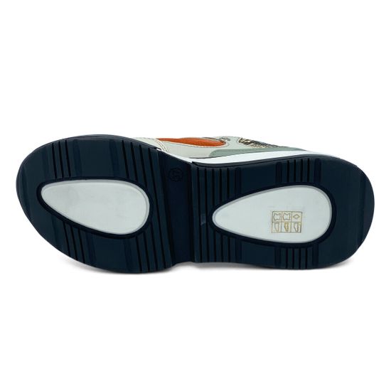 Кроссовки NILA NILA демисезонные мультиколор питон кожаные/замшевые - фото 4, NO5816 NIL MULT PITON