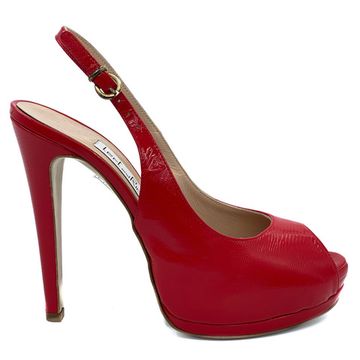 Босоножки Left&amp;Right красные из лакированной кожи - фото 1, Y7 LR ROS