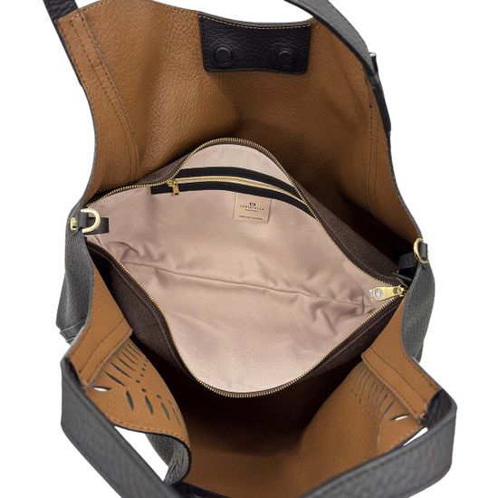 Сумка Loristella черная кожаная - фото 5, 2787T LS NERO