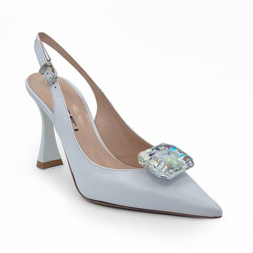 Туфли слингбэк Tiffi кожаные белые - фото 2, G502/90L TI BIANCO