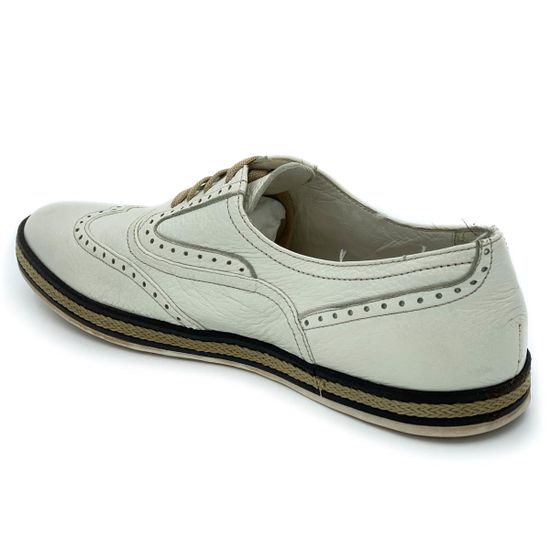 Кеды Ernesto Dolani белые кожаные - фото 3, 