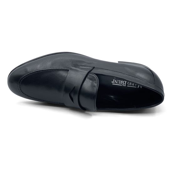 Лоферы Mario Bruni кожаные черные - фото 5, 62313 MB