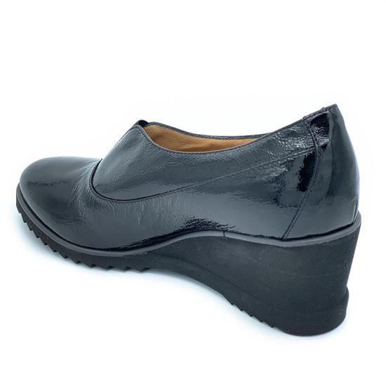 Полуботинки Donna Soft черные наплак - фото 3, DS0561SF DS