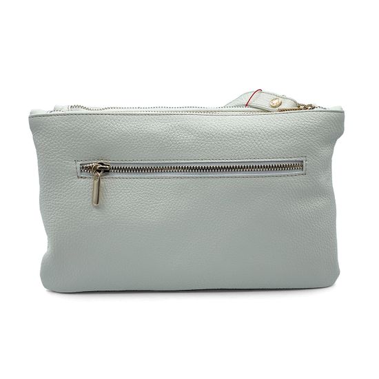 Сумка-Клатч сдвоенный Marina Creazioni белая кожаная - фото 3, B6518 MC BIANCO