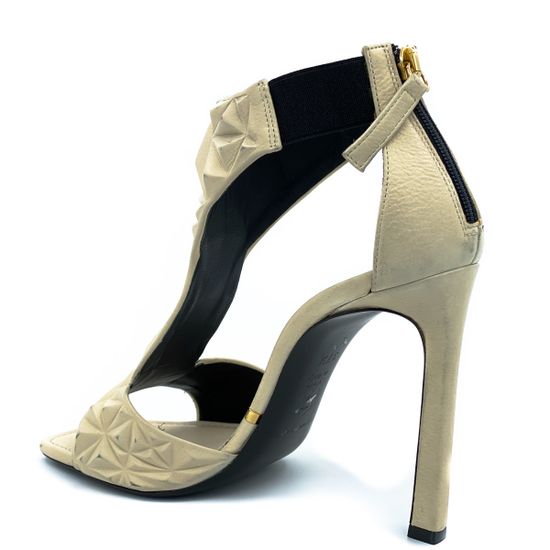 Босоножки Gianmarco Lorenzi бежевые кожаные - фото 3, P4D8U3235 GML