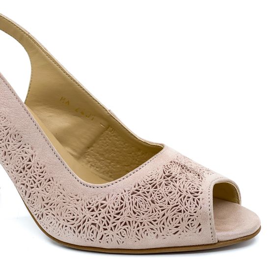 Босоножки Cover пудровые - фото 6, 