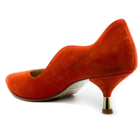 Туфли Rosso Nero красная замша - фото 3, 4506 RN SALMONE