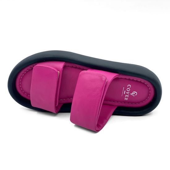 Сабо CV Cover цвет фуксия кожаные - фото 5, 155 COV FUKSIA