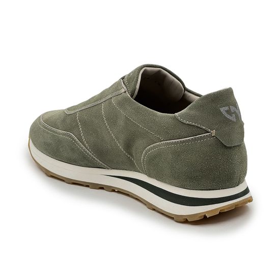 Кроссовки GIAMPIERONICOLA зеленые замшевые демисезонные - фото 3, 45602B GPN VERDE