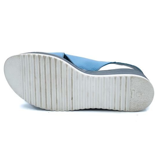 Босоножки Cover голубые - фото 4, 