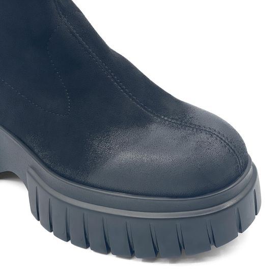 Сапоги Fru.It черные замшевые демисезонные - фото 4, 8450 FR NERO