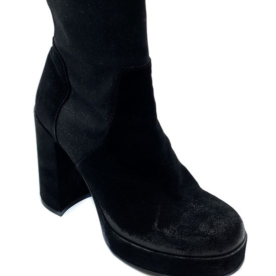 Сапоги Fru.it черные замшевые демисезонные - фото 6, 